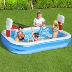 Bestway Bestway® Plain ABS Plastic & PVC Family Fun Pool (W) 1.68m X (L) 2.51m -Gardens And Landscaping bestway bestway plain abs plastic pvc family fun pool w 1 68m x l 2 51m6942138914153 01i
