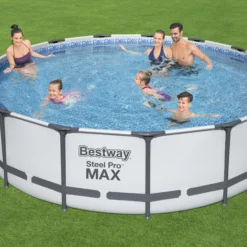 Bestway Fast Set Polyvinyl Chloride (PVC) Pool (W) 4.57m X (L) 4.57m 16 Bestway Fast Set Polyvinyl Chloride (PVC) Pool (W) 4.57m X (L) 4.57m -Gardens And Landscaping bestway fast set polyvinyl chloride pvc pool w 4 57m x l 4 57m6942138982589 02i bq