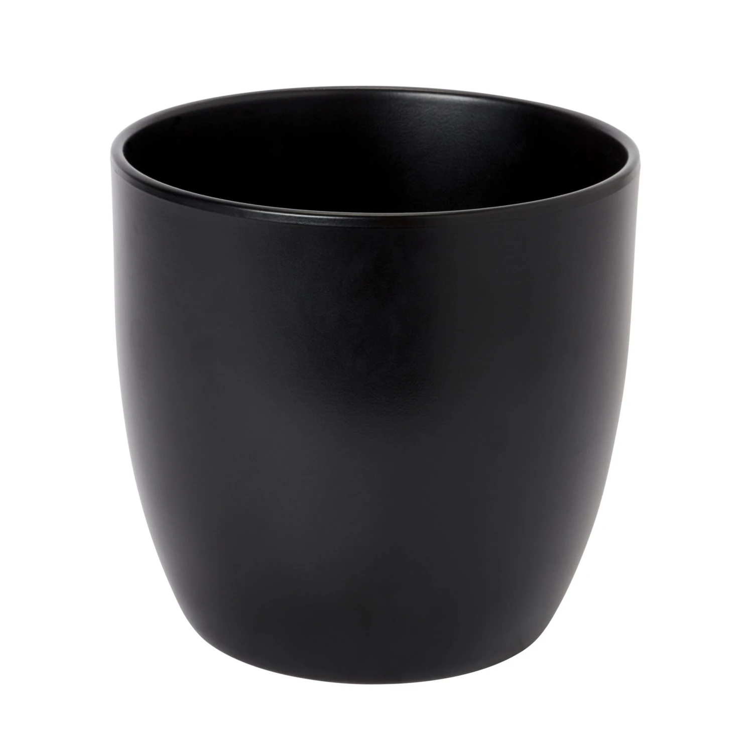 Black Ceramic Round Plant Pot (Dia)21.5cm 3 Black Ceramic Round Plant Pot (Dia)21.5cm