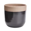 Black Clay Dipped Round Plant Pot (Dia)24.7cm -Gardens And Landscaping black clay dipped round plant pot dia 24 7cm3663602441076 02c bq