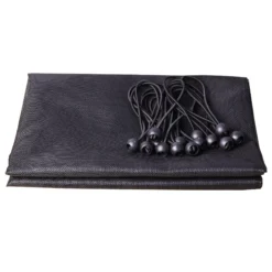 Black Polyester (PES) & PVC Garden Screen (H)1m (W)3m -Gardens And Landscaping black polyester pes pvc garden screen h 1m w 3m5059340679921 07c