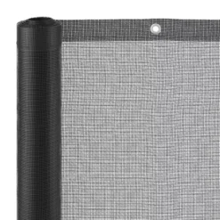 Black Polyester (PES) & PVC Garden Screen (H)1m (W)3m -Gardens And Landscaping black polyester pes pvc garden screen h 1m w 3m5059340679921 37c