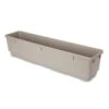 Blooma Florus Taupe Plastic Bell Square Trough 2 Blooma Florus Taupe Plastic Bell Square Trough -Gardens And Landscaping blooma florus taupe plastic bell square trough3663602700708 03bq