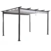 Blooma Moses Black Rectangular Gazebo, (W)4m (D)3m - Assembly Required -Gardens And Landscaping blooma moses black rectangular gazebo w 4m d 3m assembly required3663602419129 01bq