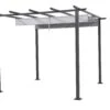 Blooma Moses Dark Grey Square Gazebo, (W)3m (D)3m - Assembly Required -Gardens And Landscaping blooma moses dark grey square gazebo w 3m d 3m assembly required3663602419303 01c