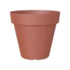 Capri Terracotta Polypropylene (PP) Plain Round Plant Pot (Dia)40cm -Gardens And Landscaping capri terracotta polypropylene pp plain round plant pot dia 40cm5600442811179 01c bq