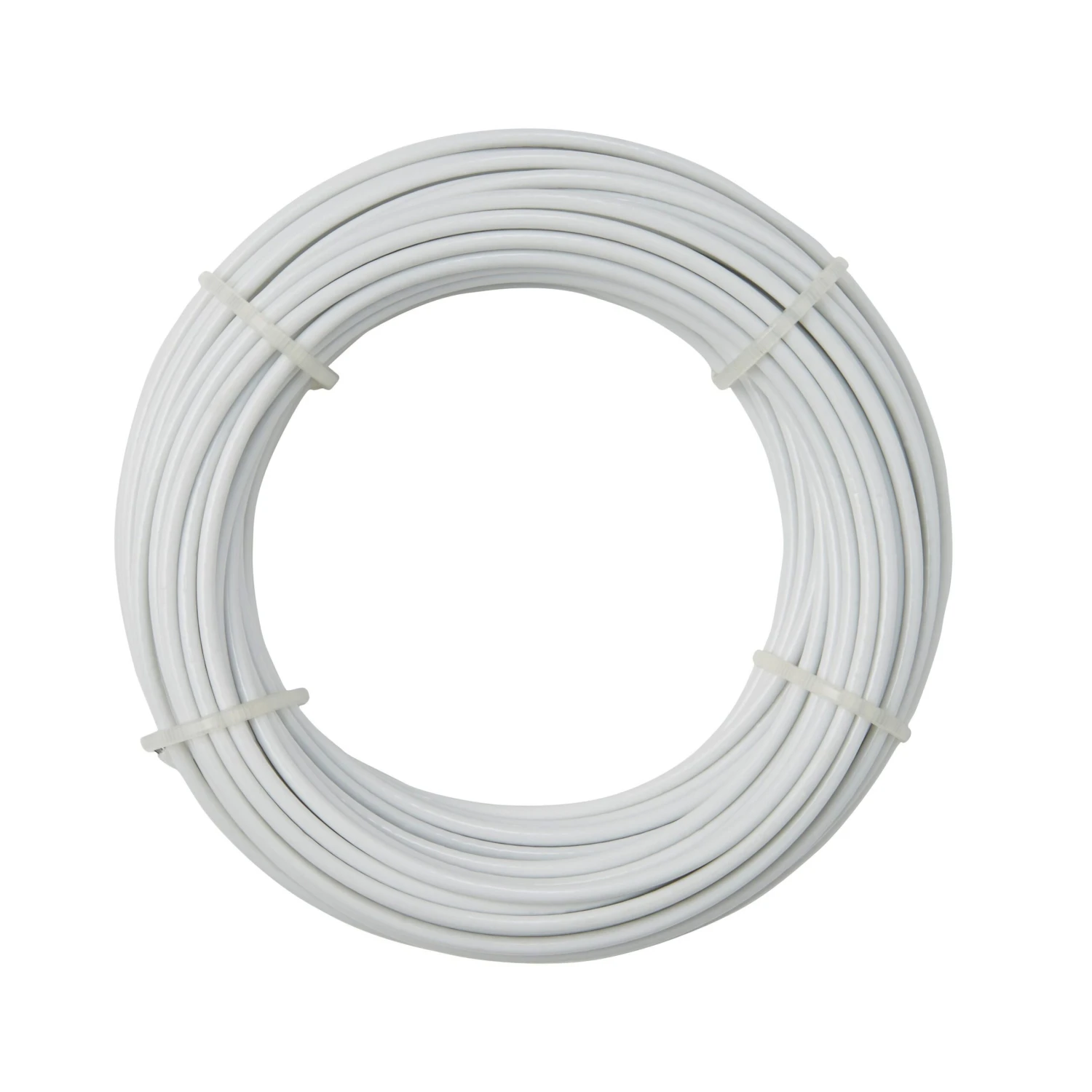 Diall White PVC & Steel Cable, (L)15m (Dia)1.7mm 4 Diall White PVC & Steel Cable, (L)15m (Dia)1.7mm - Image 2