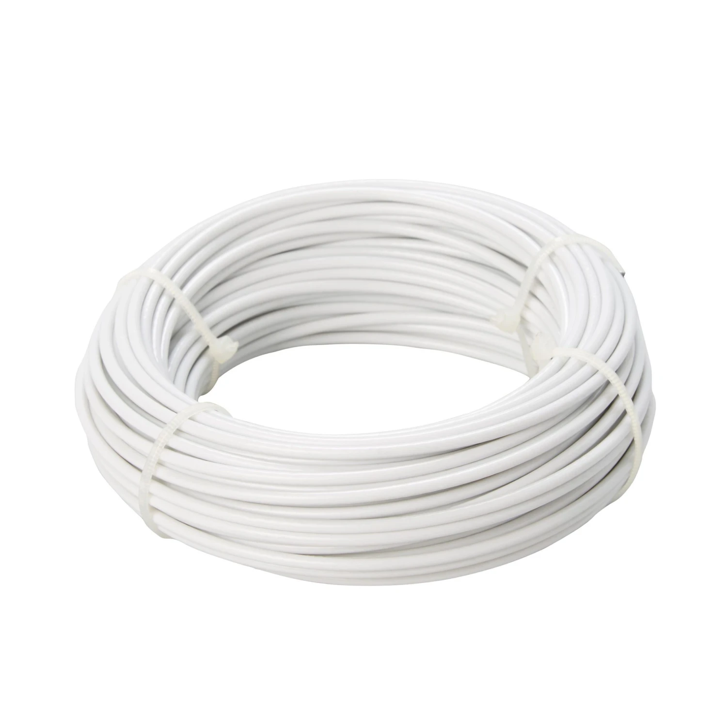 Diall White PVC & Steel Cable, (L)20m (Dia)1.7mm 3 Diall White PVC & Steel Cable, (L)20m (Dia)1.7mm