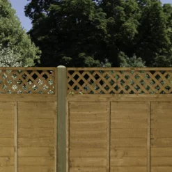 Diamond Pine Trellis Panel, Pack Of 3 (W)183cm X (H)32cm 8 Diamond Pine Trellis Panel, Pack Of 3 (W)183cm X (H)32cm -Gardens And Landscaping diamond pine trellis panel pack of 3 w 183cm x h 32cm5013053173466 03i BQ