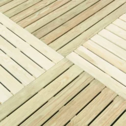 Gardens And Landscaping -Gardens And Landscaping durance green softwood deck tile l 1m w 1000mm t 28mm5019063212324 36c