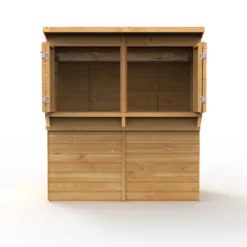 Forest Garden 6x3 Ft Pent Shiplap Garden Bar With Single Door -Gardens And Landscaping forest garden 6x3 ft pent shiplap garden bar with single door5013053184066 06c bq