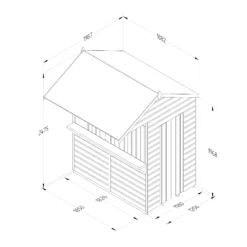 Forest Garden Apex Shiplap Wooden Garden Bar With Single Door - Assembly Service Included -Gardens And Landscaping forest garden apex shiplap wooden garden bar with single door assembly service included5013053191859 01t
