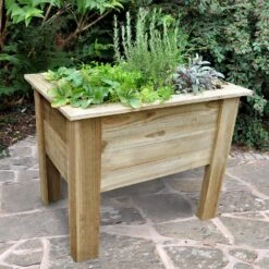 Forest Garden Deep Root Wooden Rectangular Planter -Gardens And Landscaping forest garden deep root wooden rectangular planter5013053143056 02i bq
