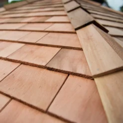 Forest Garden Furnished Cedar Roof Hexagonal Gazebo, (W)4900mm (D)4240mm (Green Cushion Included) -Gardens And Landscaping forest garden furnished cedar roof hexagonal gazebo w 4900mm d 4240mm green cushion included 5013053172612 09i