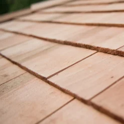 Forest Garden Furnished Cedar Roof Hexagonal Gazebo, (W)4900mm (D)4240mm (Green Cushion Included) -Gardens And Landscaping forest garden furnished cedar roof hexagonal gazebo w 4900mm d 4240mm green cushion included 5013053172612 10i