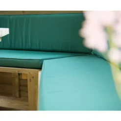 Forest Garden Furnished Hexagonal Gazebo, (W)3.78m (D)3.27m -Gardens And Landscaping forest garden furnished hexagonal gazebo w 3 78m d 3 27m5013053172469 12i