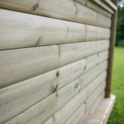 Forest Garden Hexagonal Gazebo With Timber Roof, (W)4.9m (D)4.24m -Gardens And Landscaping forest garden hexagonal gazebo with timber roof w 4 9m d 4 24m5013053163443 06i