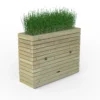 Forest Garden Linear Natural Timber Rectangular Planter (H) 91.1cm X (W) 120cm -Gardens And Landscaping forest garden linear natural timber rectangular planter h 91 1cm x w 120cm5013053190241 01c