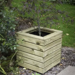 Forest Garden Linear Wooden Rectangular Planter -Gardens And Landscaping forest garden linear wooden rectangular planter5013053160299 02i bq