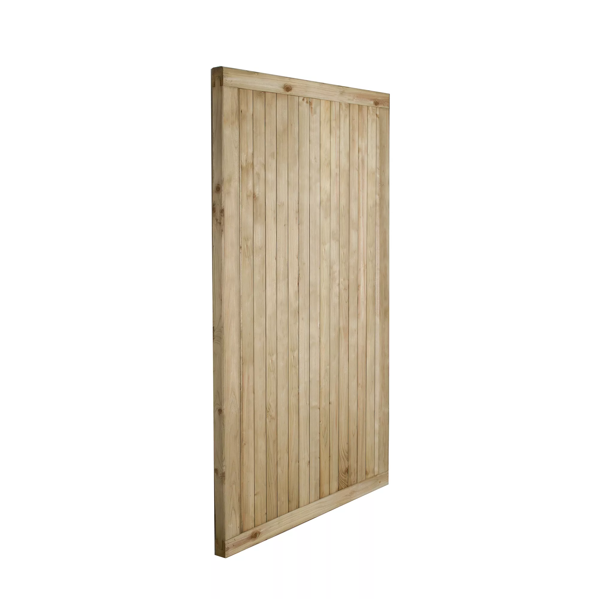 Forest Garden Noise Reduction Wood Slatted Gate, (H)1.8m (W)0.9m 3 Forest Garden Noise Reduction Wood Slatted Gate, (H)1.8m (W)0.9m
