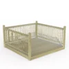 Forest Garden Softwood Decking Kit, X3 Balustrade (L) 1.31m X (W) 2.46m