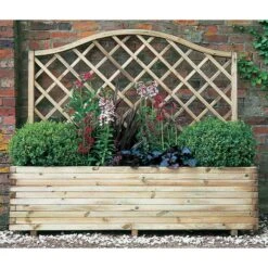 Forest Garden Venice Natural Timber Wooden Rectangular Planter 8 Forest Garden Venice Natural Timber Wooden Rectangular Planter -Gardens And Landscaping forest garden venice natural timber wooden rectangular planter5013053181157 03i bq