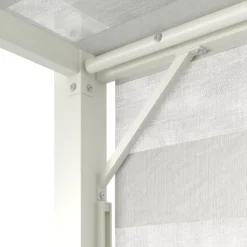 GoodHome Formentera White Square Gazebo, (W)3m (D)3m - Assembly Required -Gardens And Landscaping goodhome formentera white square gazebo w 3m d 3m assembly required5059340353203 37c