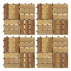 GoodHome Lempa Brown Acacia Clippable Deck Tile (L)0.3m (W)300mm (T)24mm, Pack Of 4 -Gardens And Landscaping goodhome lempa brown acacia clippable deck tile l 0 3m w 300mm t 24mm pack of 45059340066035 10c