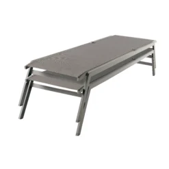 GoodHome Moorea Grey Metal Sun Lounger -Gardens And Landscaping goodhome moorea grey metal sun lounger5059340347356 22c