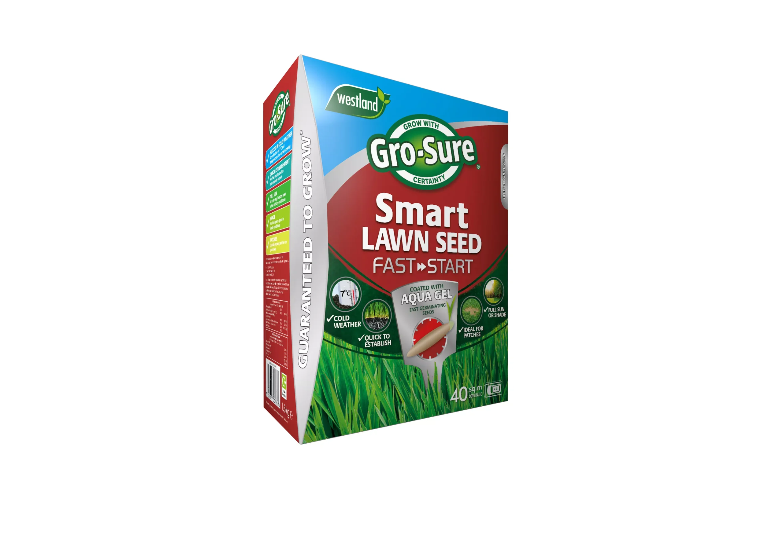 Gro-Sure Smart Seed Lawn Fertiliser 40m² 1kg 3 Gro-Sure Smart Seed Lawn Fertiliser 40m² 1kg