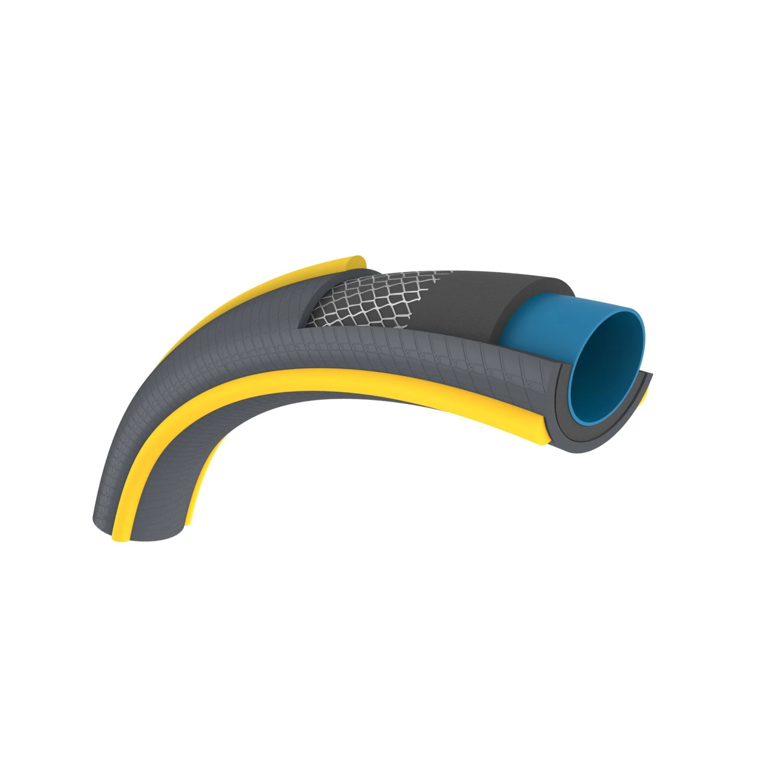 Hozelock Ultramax 116240 Grey & Yellow 5-layer Reinforced Hose Pipe (L)15m 4 Hozelock Ultramax 116240 Grey & Yellow 5-layer Reinforced Hose Pipe (L)15m - Image 2