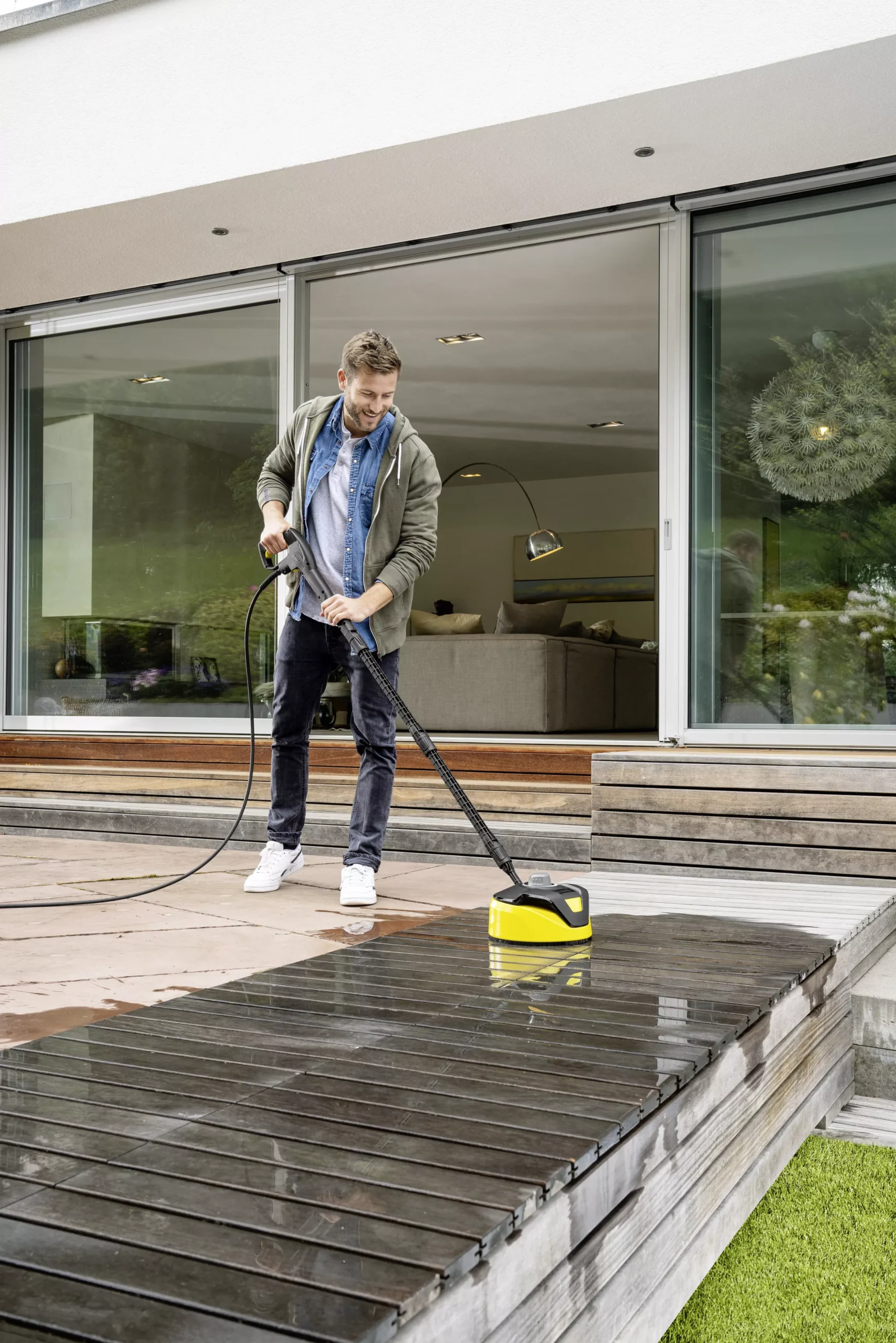 Kärcher T 5 T-Racer Surface Cleaner Pressure Washer Patio & Decking Cleaner (Dia)28cm 6 Kärcher T 5 T-Racer Surface Cleaner Pressure Washer Patio & Decking Cleaner (Dia)28cm - Image 4