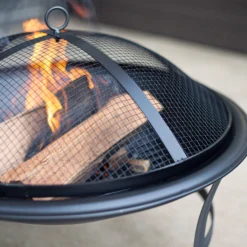 La Hacienda Albion Steel Firepit -Gardens And Landscaping la hacienda albion steel firepit5055025581657 04i bq