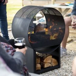 La Hacienda Camacha Steel Fireplace