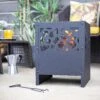 La Hacienda Fire Basket Steel Firepit -Gardens And Landscaping la hacienda fire basket steel firepit5055025586119 01i bq