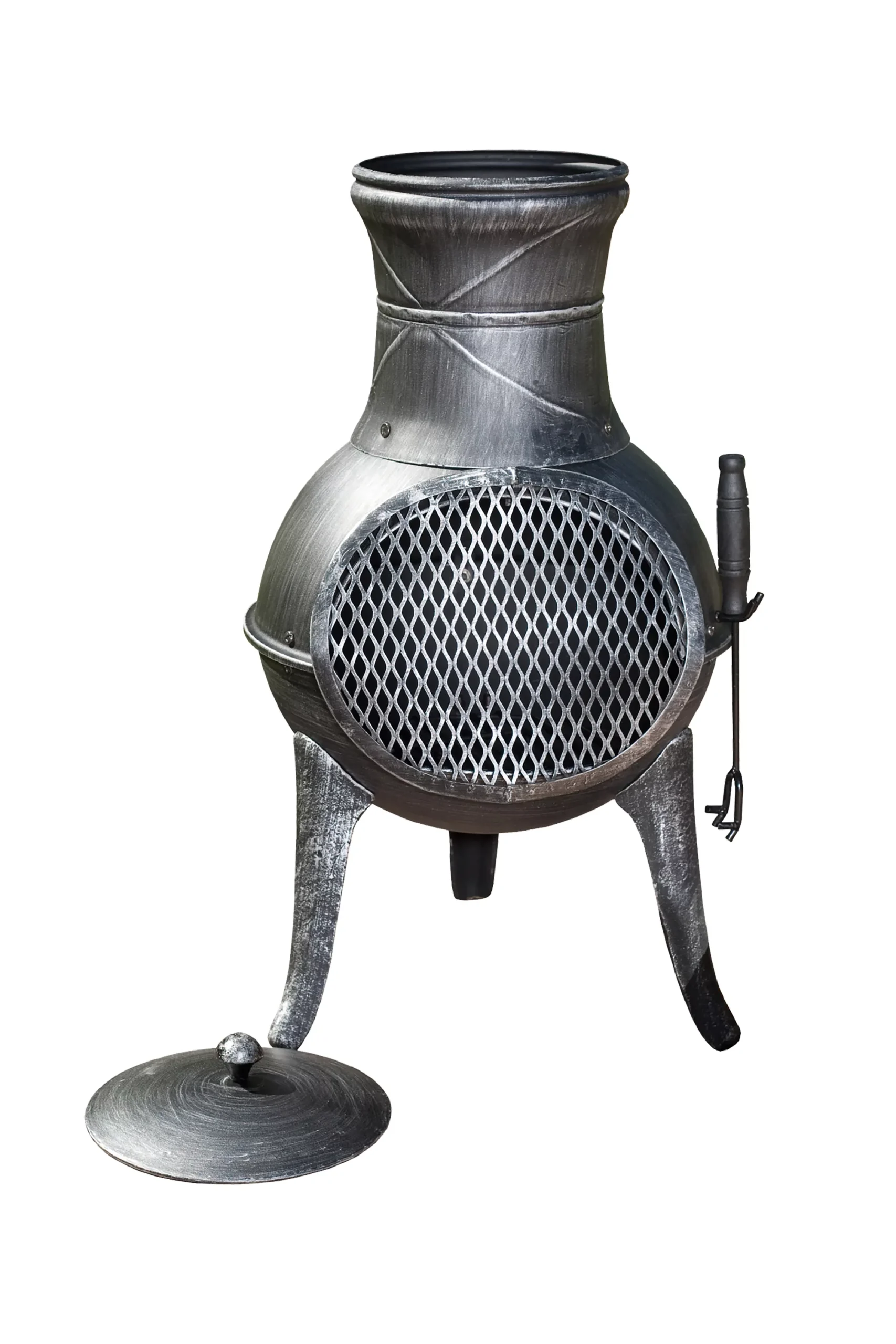 La Hacienda Panama Cast Iron & Steel Chiminea 5 La Hacienda Panama Cast Iron & Steel Chiminea - Image 3