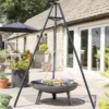 La Hacienda Tripod Hanging Grill -Gardens And Landscaping la hacienda tripod hanging grill5055025586126 01i bq