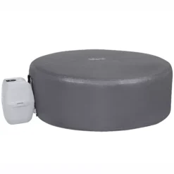 Lay-Z-Spa Grey Circular Hot Tub Cover (D) 1800mm X (H )660mm -Gardens And Landscaping lay z spa grey circular hot tub cover d 1800mm x h 660mm6941607321263 02c