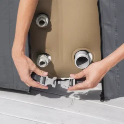 Lay-Z-Spa Grey Circular Hot Tub Cover (D) 1960mm X (H )710mm -Gardens And Landscaping lay z spa grey circular hot tub cover d 1960mm x h 710mm6941607321270 36c