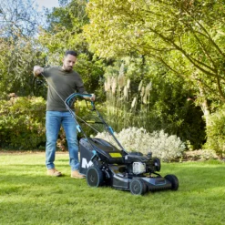 Mac Allister MLMP550SP46-M&S 140cc Petrol Rotary Lawnmower -Gardens And Landscaping mac allister mlmp550sp46 m s 140cc petrol rotary lawnmower5059340124506 01i