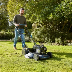 Mac Allister MLMP550SP46-M&S 140cc Petrol Rotary Lawnmower -Gardens And Landscaping mac allister mlmp550sp46 m s 140cc petrol rotary lawnmower5059340124506 02i
