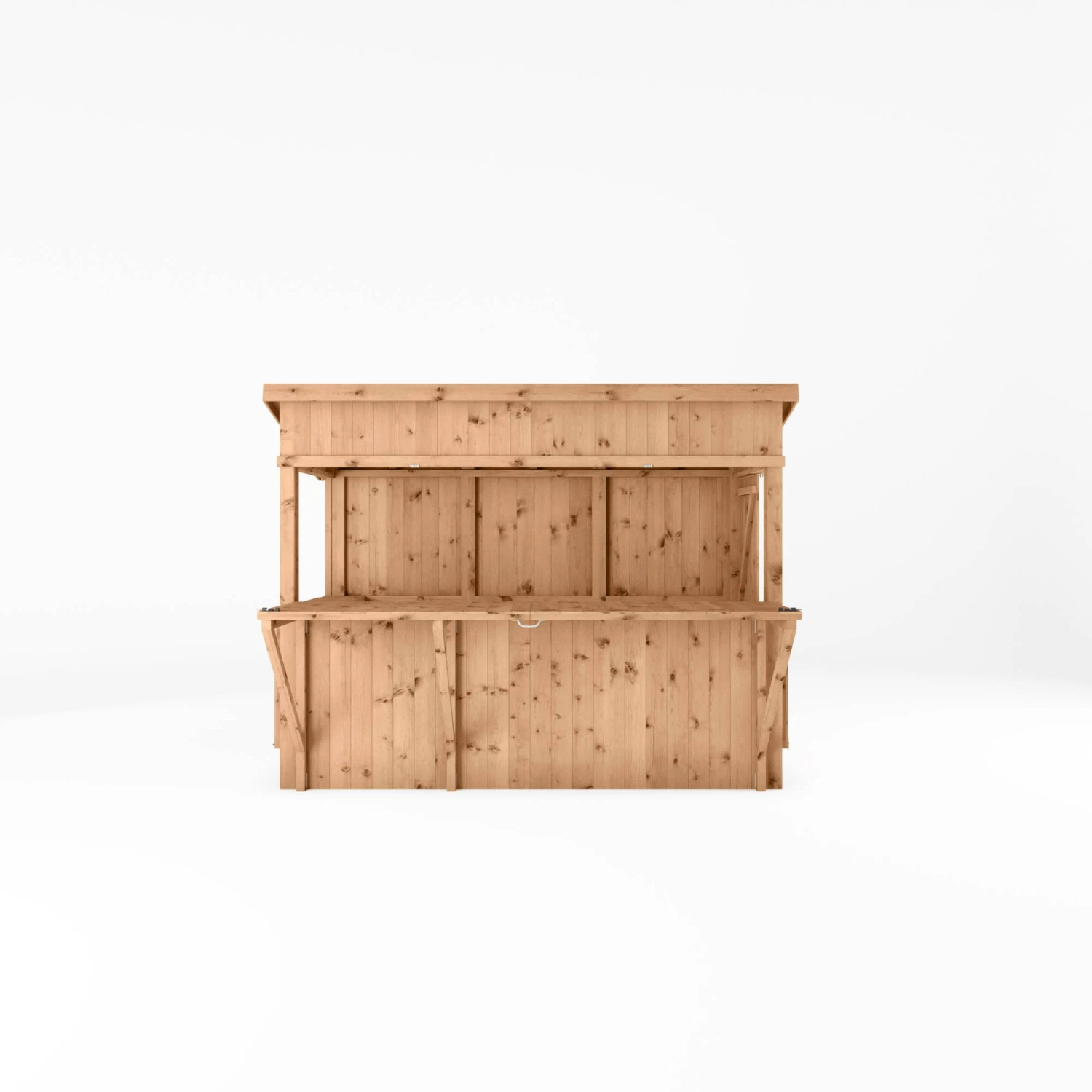 Mercia Garden Bar 9x4 Ft Pent Tongue & Groove Solid Wood Garden Bar With Single Door 5 Mercia Garden Bar 9x4 Ft Pent Tongue & Groove Solid Wood Garden Bar With Single Door - Image 3