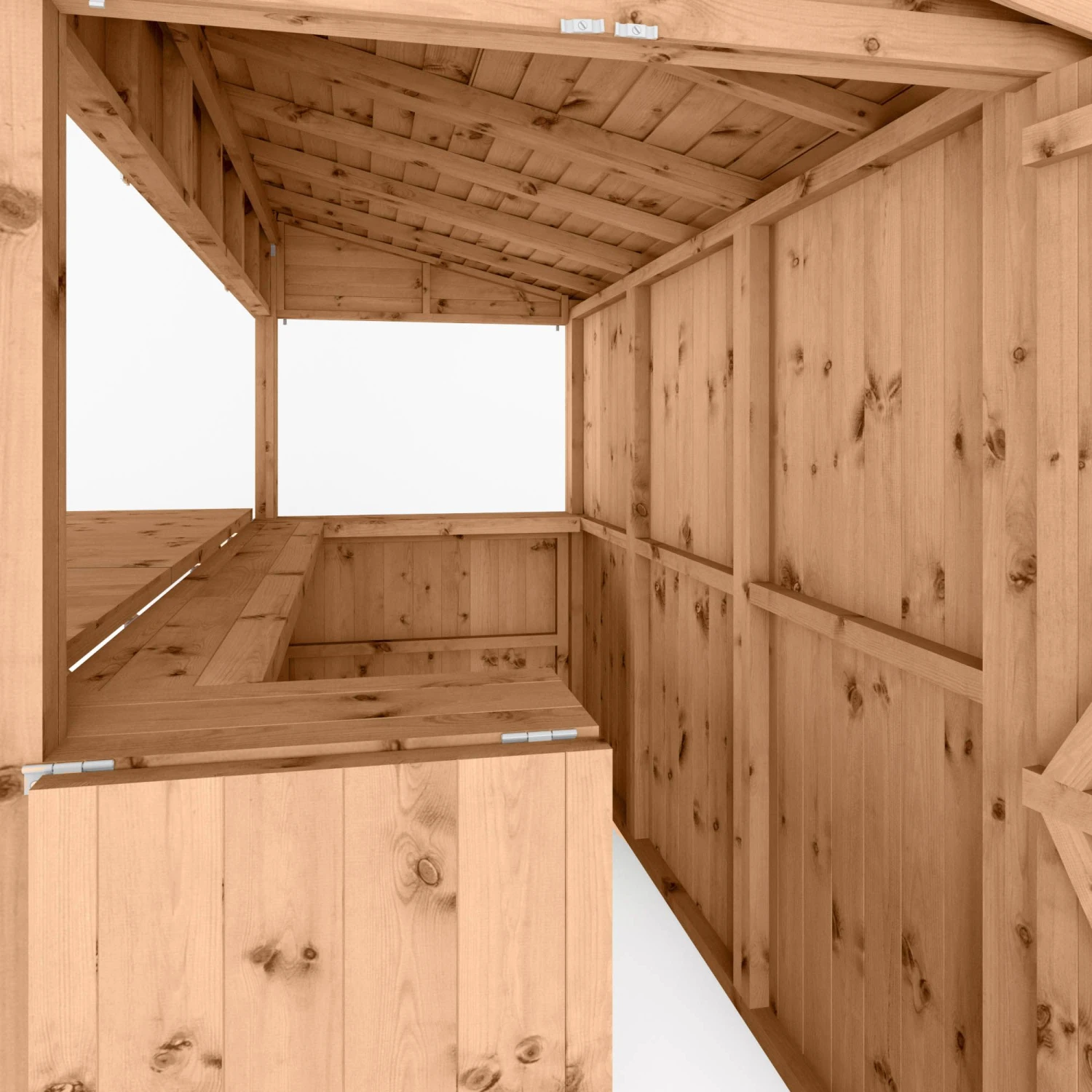 Mercia Garden Bar 9x4 Ft Pent Tongue & Groove Solid Wood Garden Bar With Single Door 6 Mercia Garden Bar 9x4 Ft Pent Tongue & Groove Solid Wood Garden Bar With Single Door - Image 4