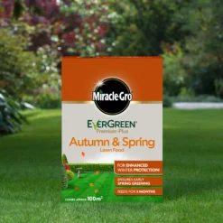Miracle-Gro Autumn & Spring Lawn Fertiliser Granules 100m² 2kg -Gardens And Landscaping miracle gro autumn spring lawn fertiliser granules 100m 2kg5010272183603 01i bq