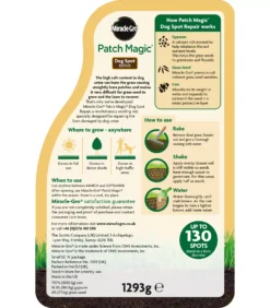 Miracle-Gro Patch Magic Spot Repair 6m² 1.3kg 10 Miracle-Gro Patch Magic Spot Repair 6m² 1.3kg -Gardens And Landscaping miracle gro patch magic spot repair 6m 1 3kg5010272090611 04c bq