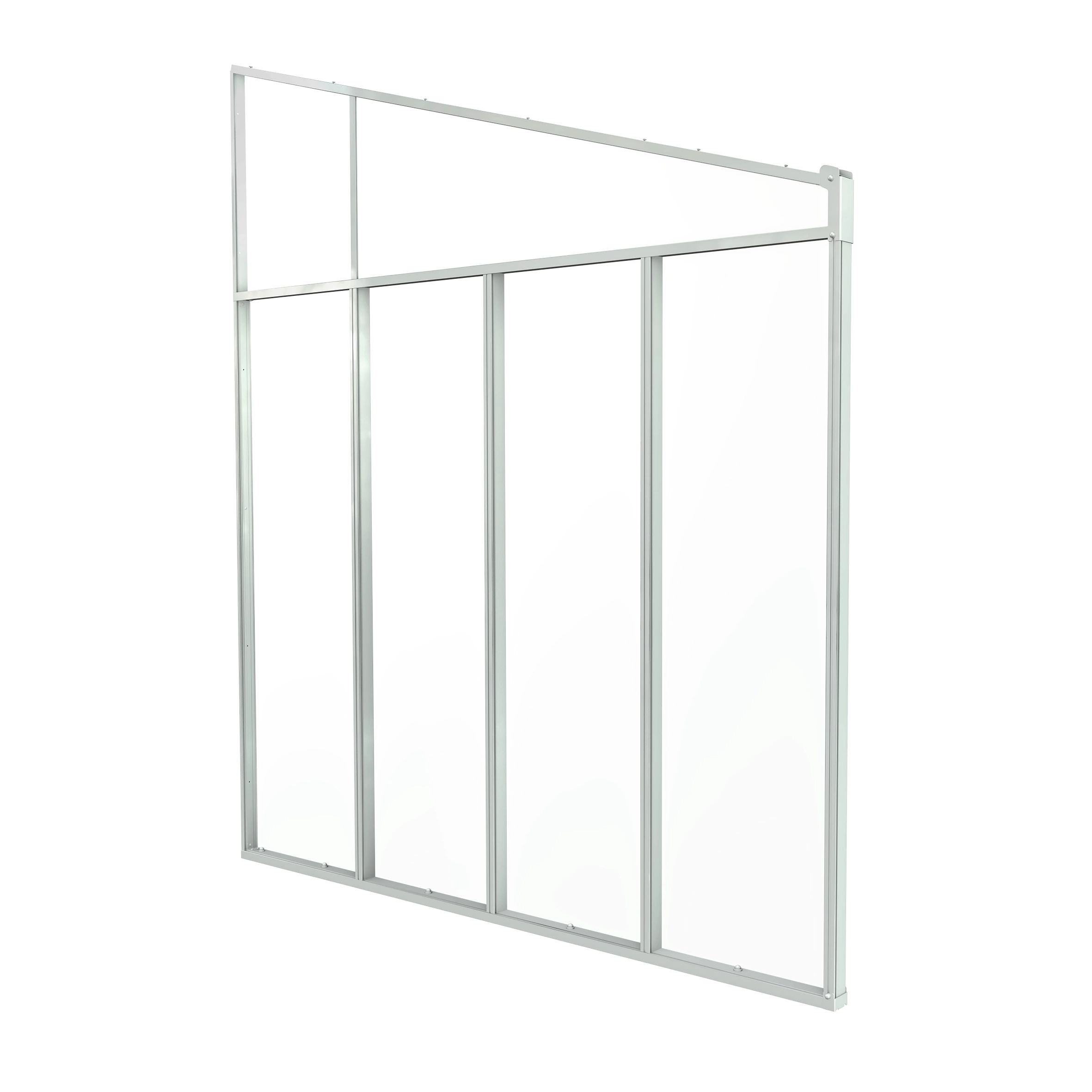 Palram - Canopia 3 Series White Patio Cover Side Wall 3 Palram - Canopia 3 Series White Patio Cover Side Wall