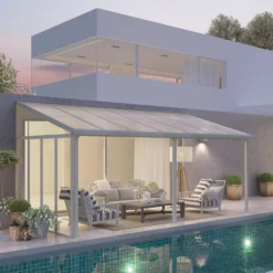 Palram - Canopia 3 Series White Patio Cover Side Wall 8 Palram - Canopia 3 Series White Patio Cover Side Wall -Gardens And Landscaping palram canopia 3 series white patio cover side wall7290108137675 02i bq