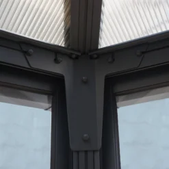 Palram - Canopia Garda Grey Hexagonal Gazebo, (W)5.17m (D)5.95m - Assembly Required 15 Palram - Canopia Garda Grey Hexagonal Gazebo, (W)5.17m (D)5.95m - Assembly Required -Gardens And Landscaping palram canopia garda grey hexagonal gazebo w 5 17m d 5 95m assembly required7290108137040 05i bq