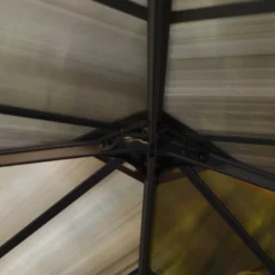 Palram - Canopia Ledro Grey Rectangular Gazebo, (W)2.95m (D)2.95m - Assembly Required -Gardens And Landscaping palram canopia ledro grey rectangular gazebo w 2 95m d 2 95m assembly required7290108136524 08i bq