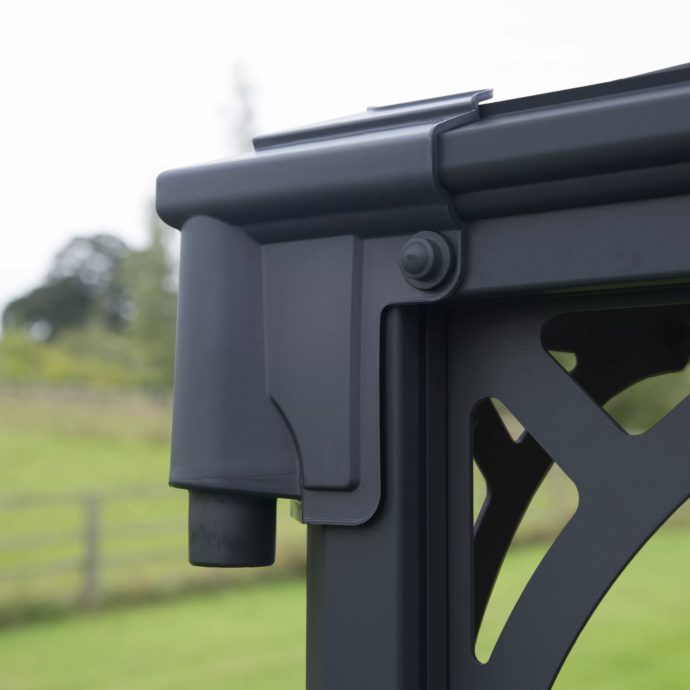 Palram - Canopia Martinique Grey Rectangular Gazebo, (W)4.3m (D)2.96m - Assembly Required 13 Palram - Canopia Martinique Grey Rectangular Gazebo, (W)4.3m (D)2.96m - Assembly Required - Image 11